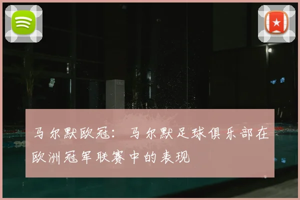 马尔默欧冠：马尔默足球俱乐部在欧洲冠军联赛中的表现